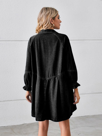 Vera™ | Jeanskleid mit Knöpfen