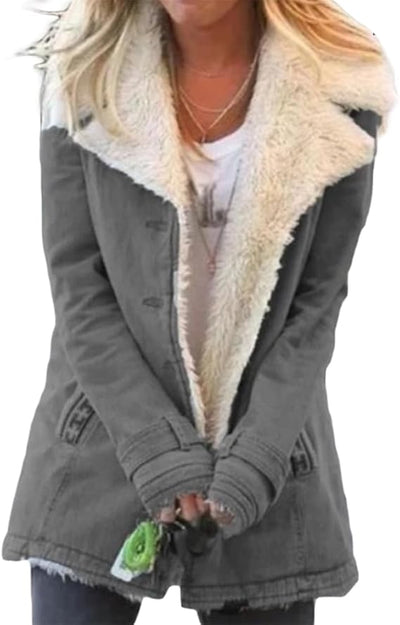 Zayna – Bequemer Mantel Mit Langen Ärmeln