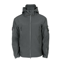 Soft Shell Jacke taktischer Militär Mäntel in Grau
