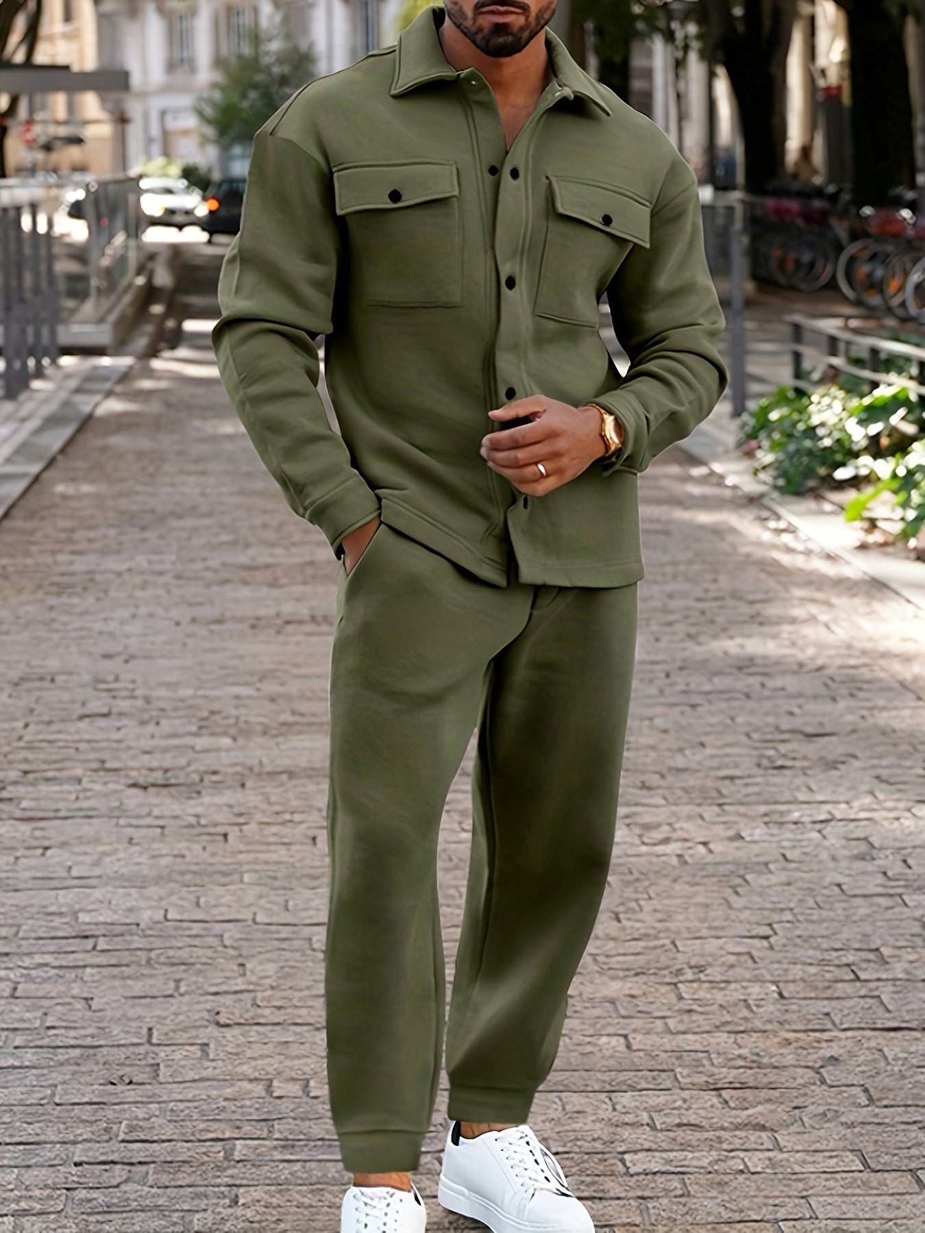 Jacken- und Hosen-Trainingsanzug für Herren