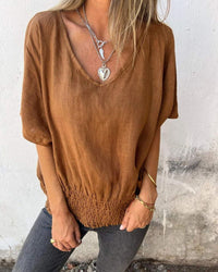 Lola® | Lässiges Sommer-Top in Braun