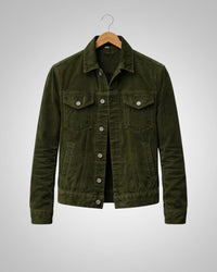 Noah | Herren Aufgesetzte Brusttaschen Feldjacke in Grün