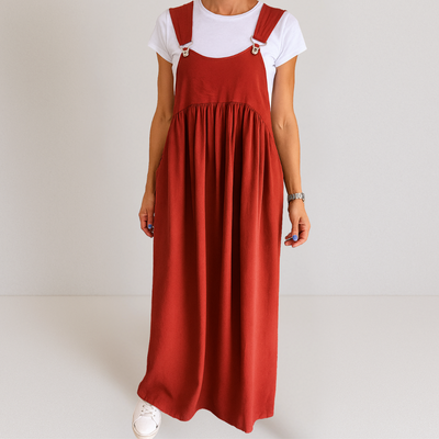 Ellis™ | Bequemer Jumpsuit mit Hosenträgern