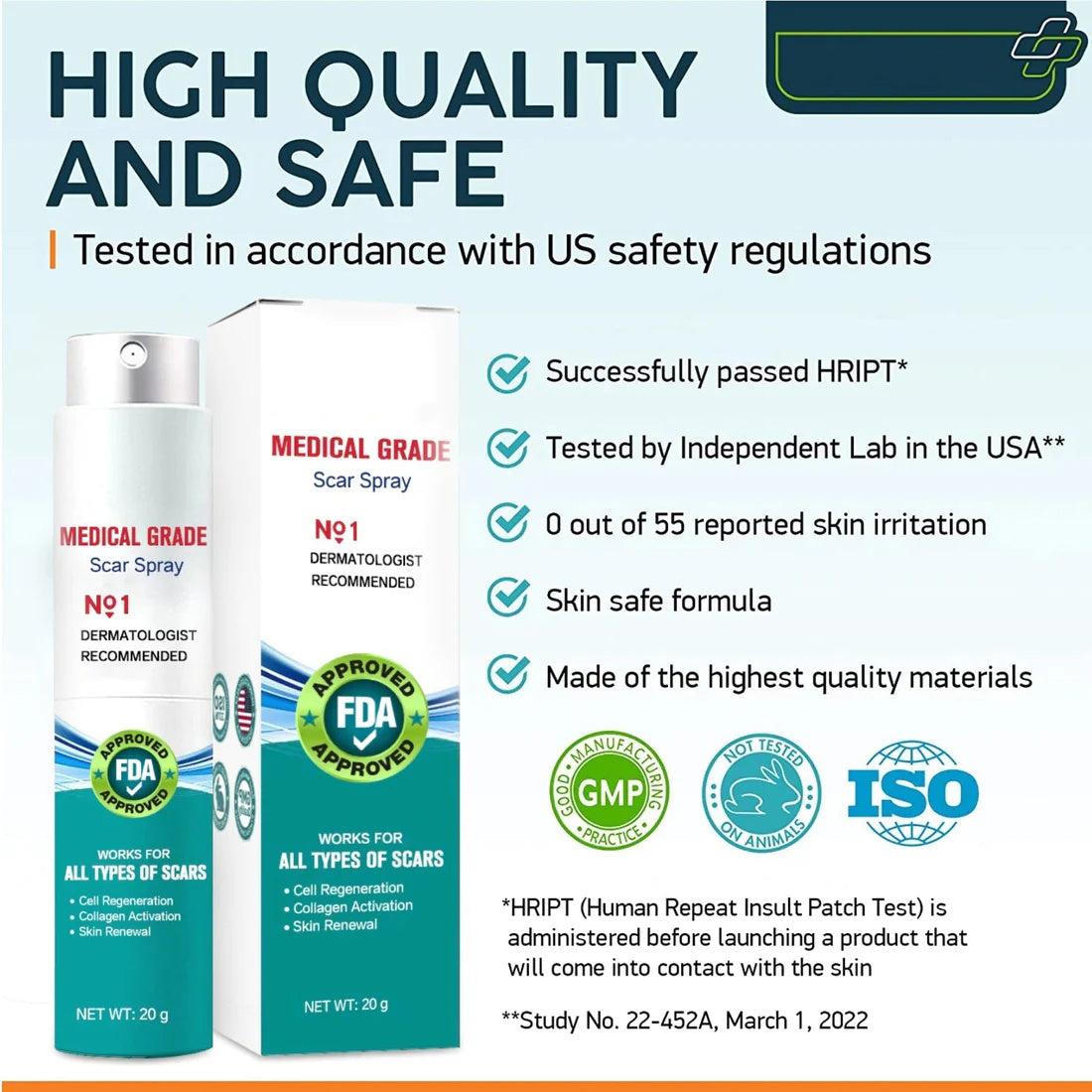 NarbeWeg™ Beruhigt gereizte Haut