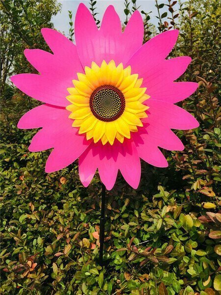 Suncharm™ Bunter Sonnenblumen-Windmühle