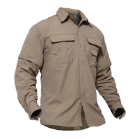 Abtrennbares Outdoor-Hemd - Arvo in Khaki