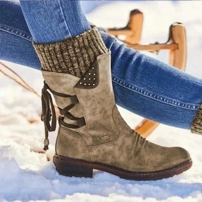 Damen-Winterstiefeletten | Schnürung
