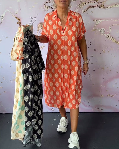 Stilvolle Kleid mit V-Ausschnitt