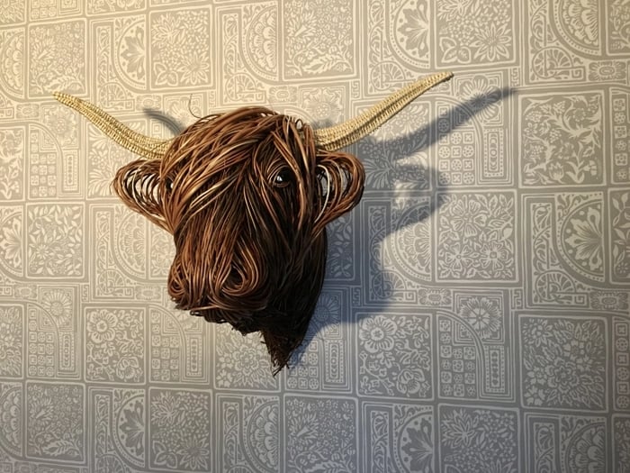 Kuh Wandskulptur – Bowie