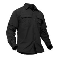 Abtrennbares Outdoor-Hemd - Arvo in Schwarz
