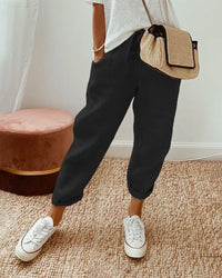 Agatha | Casual & Elegante Hose in Schwarz