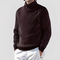 Chadwick - Gemütlicher Rollkragenpullover in Braun