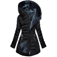 Jasmine - Modische Kapuzenjacke in Schwarz