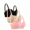 Schwarz Beige Rosa