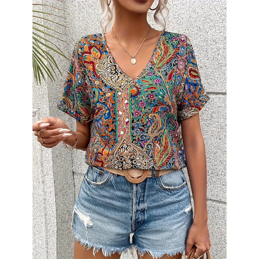 Shona® | Vintage-T-Shirt für Damen