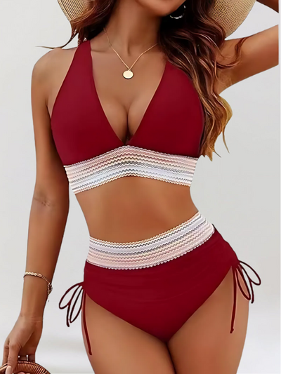 Lida™ Tummy Control Bikini-Set mit hoher Taille