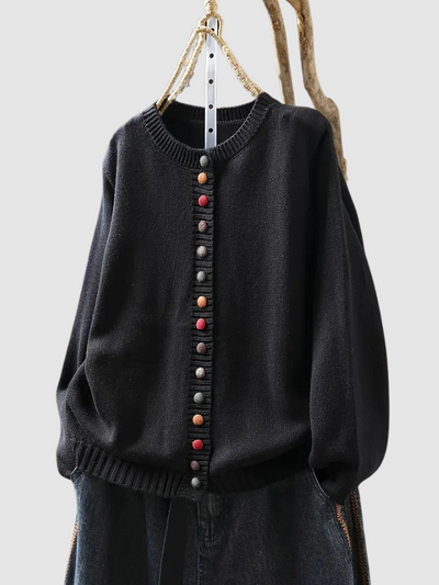 Callie™ - Strickjacke mit Bunten Knöpfen