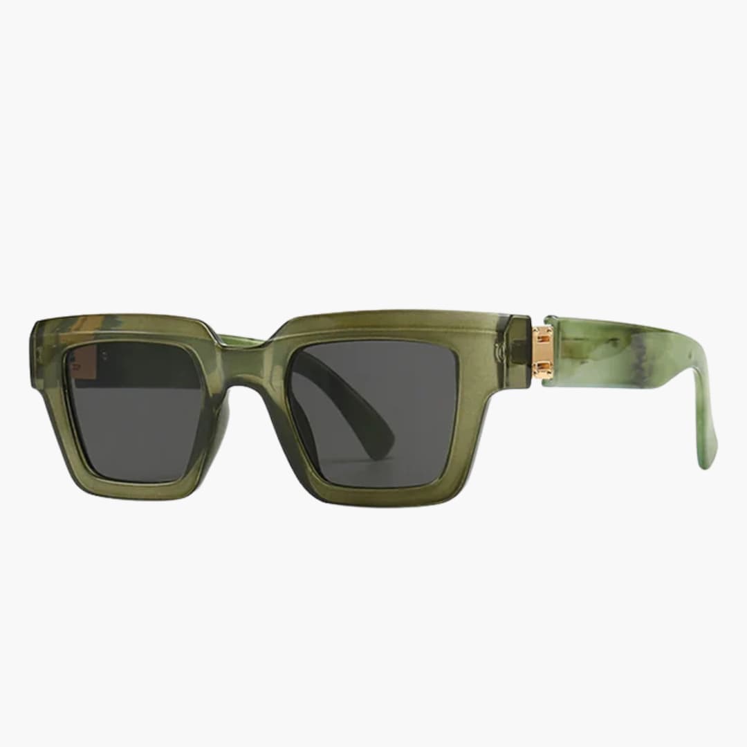 Damen Sonnenbrille mit eckigem Rahmen und UV400 Schutz