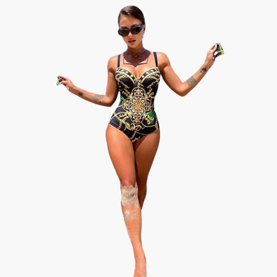 Eleganter Zweiteiler - Damen Badeanzug für den Sommer