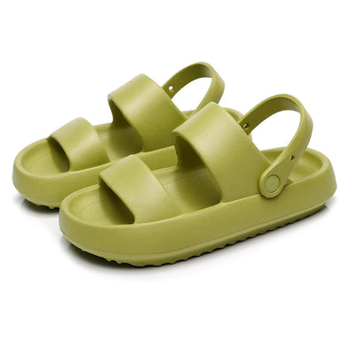 Yula - Orthopädische Sandalen | Comfort Plus Pantoletten mit Doppelriemen | Gepolsterte, lässige Slip-On-Sandalen