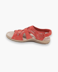 Damen Weiche Verstellbare Sandalen | Sicher in Rot