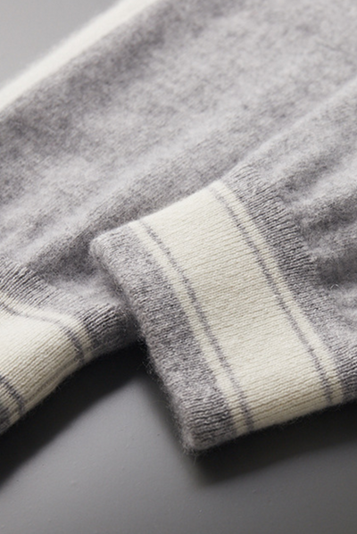 Hellgrau Kaschmir Merinowolle Set – Romano