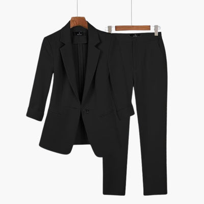 Elegantes Blazer- und Hosen-Set für Frauen - Perfekter Anzug