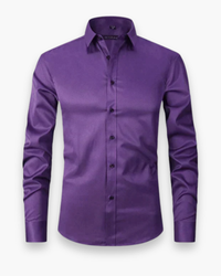 Herren Atmungsaktives Shirt | Lange Ärmel in Lila