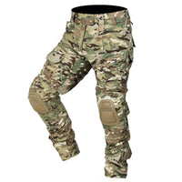 Taktische Cargo-Hose mit Knieschutz für Outdoor & Arbeit in Multicam CP