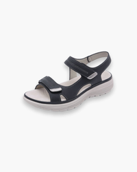 Damen Porty Sandalen | Bequem in Schwarz