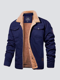 Trevin | Stilvolle Warme Jacke in Marineblau