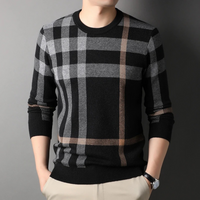 Anthony | Lässiger Pullover mit Rundhalsausschnitt in Schwarz