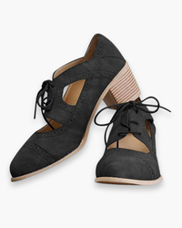 Damen Vintage Heels Schuhe | Modisch & Stilvoll in Schwarz