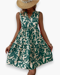 Damen Elegantes Kleid | Sommer Kleider in Grün