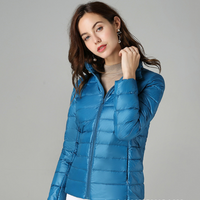 Lizzy | Ultraleichte Daunenjacke in Himmelblau