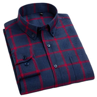 Nikolas - Elegantes Herrenshirt mit Karomuster in Rot