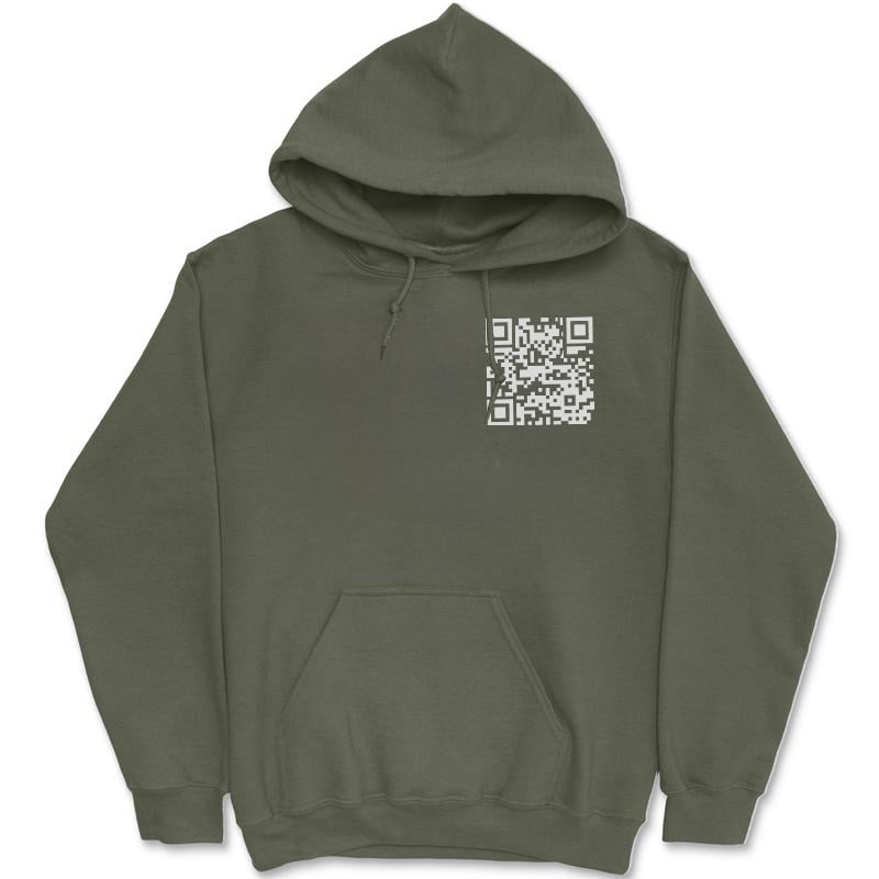 ScanThis - Lustiger QR-Code Hoodie