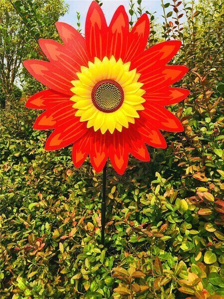 Suncharm™ Bunter Sonnenblumen-Windmühle