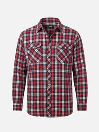 Julian | Herren Flanell Karo Hemd in Rosa