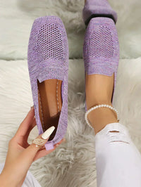 Farah - Orthopädische Damen Rutschfeste Flache Schuhe in Lila