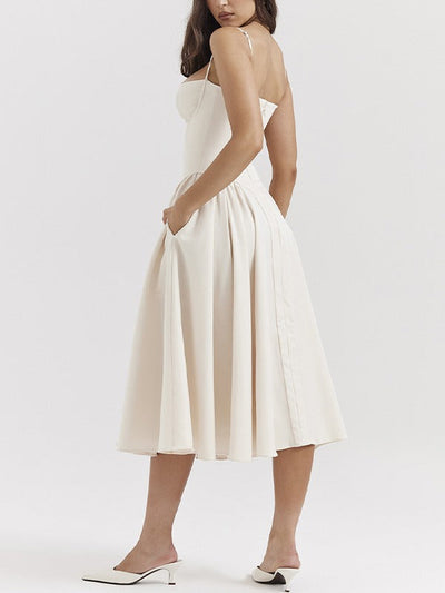 Vivian - Zeitlose Schönheit Midi-Kleid