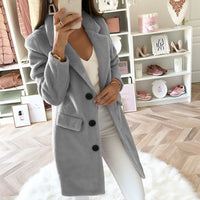 Stilvolle Herbst- und Winterjacke - Pleun in Grau