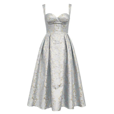 Hilary - Frauen Kleid Blume ärmellos