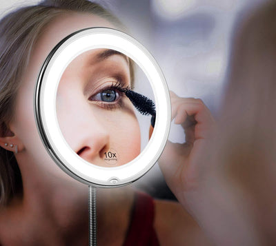 LED-Vergrößerungsspiegel mit flexiblem Schwanenhals – Claravue