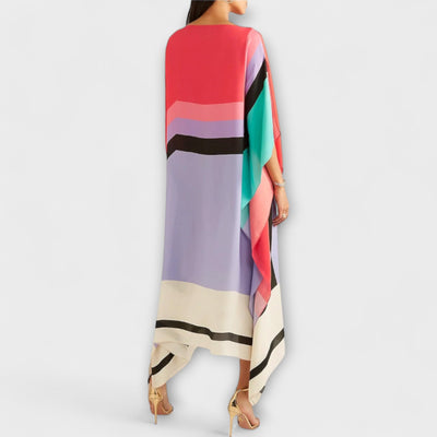 Elenora - Locker geschnittener geometrischer Kaftan