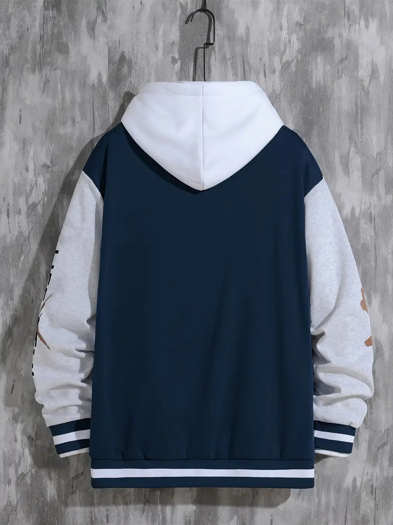 Baseballjacke mit Kapuze für Herren
