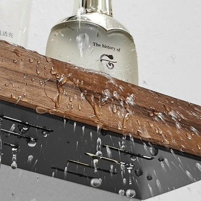 Massive Holz Badezimmerregal – WoodaFix