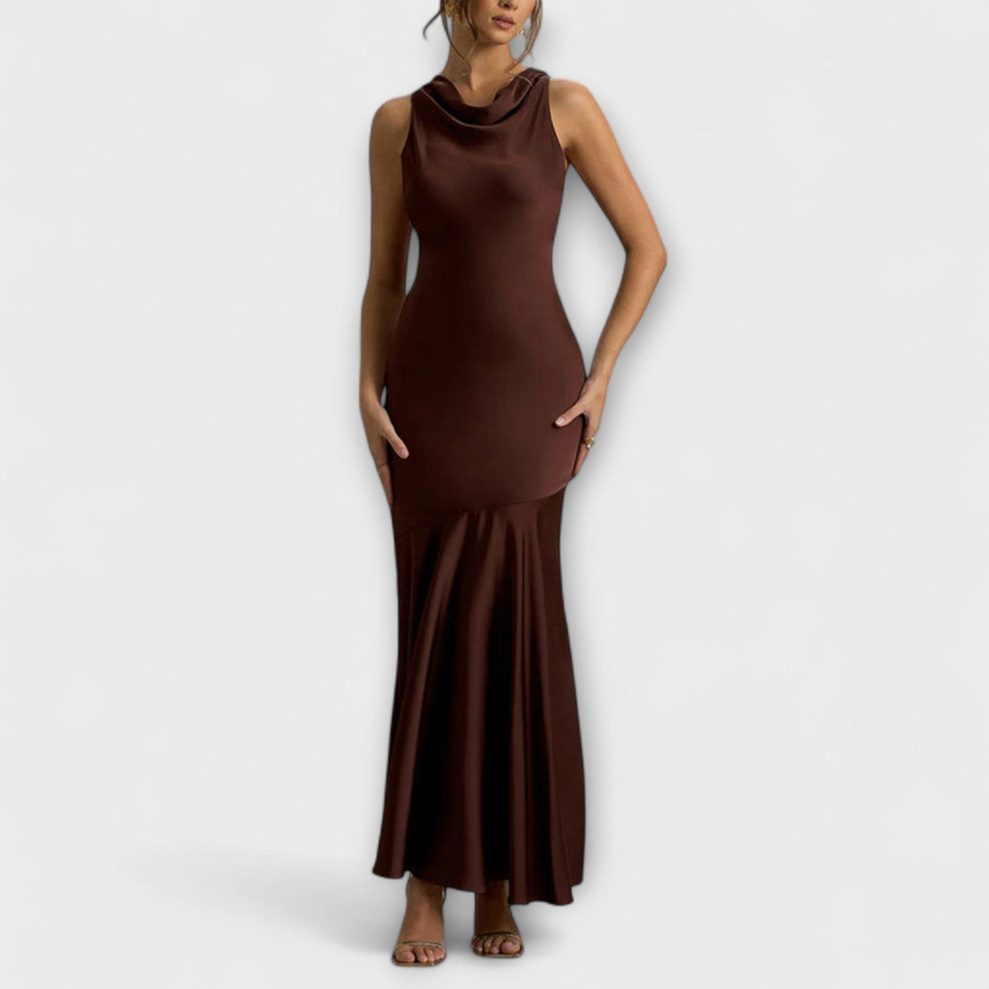 Lennon - Elegantes Maxikleid aus Satin