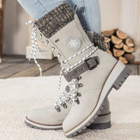 SnowClassic | Orthopädische Winterstiefel - schmerzlindernd & wärmend in Grau