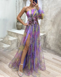 Adelinde - Elegantes Kleid in Violett
